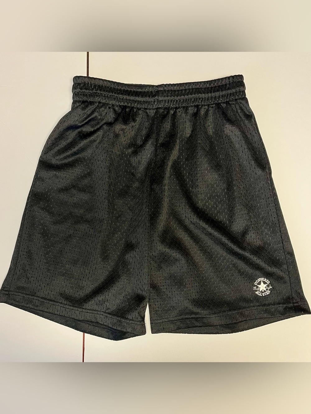 Vintage Converse Chuck Taylor All Star Men's Black Mesh Athletic Shorts Small